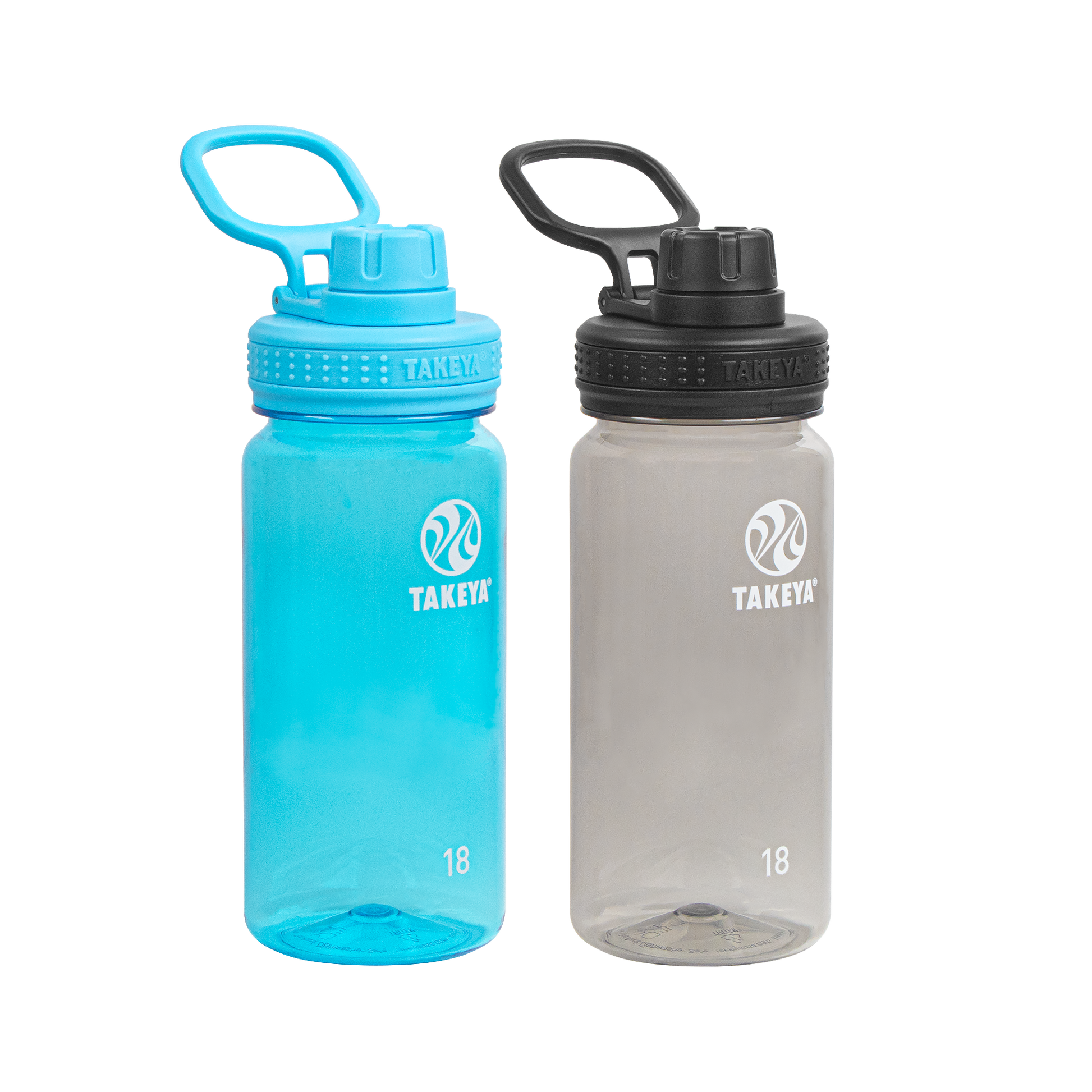 tritan-water-bottle-bundle-with-spout-lid-2-pack-e9 51476-Tritan-Spout-18-2pk-BreezyBlue-StormyBlack-Front_1.png