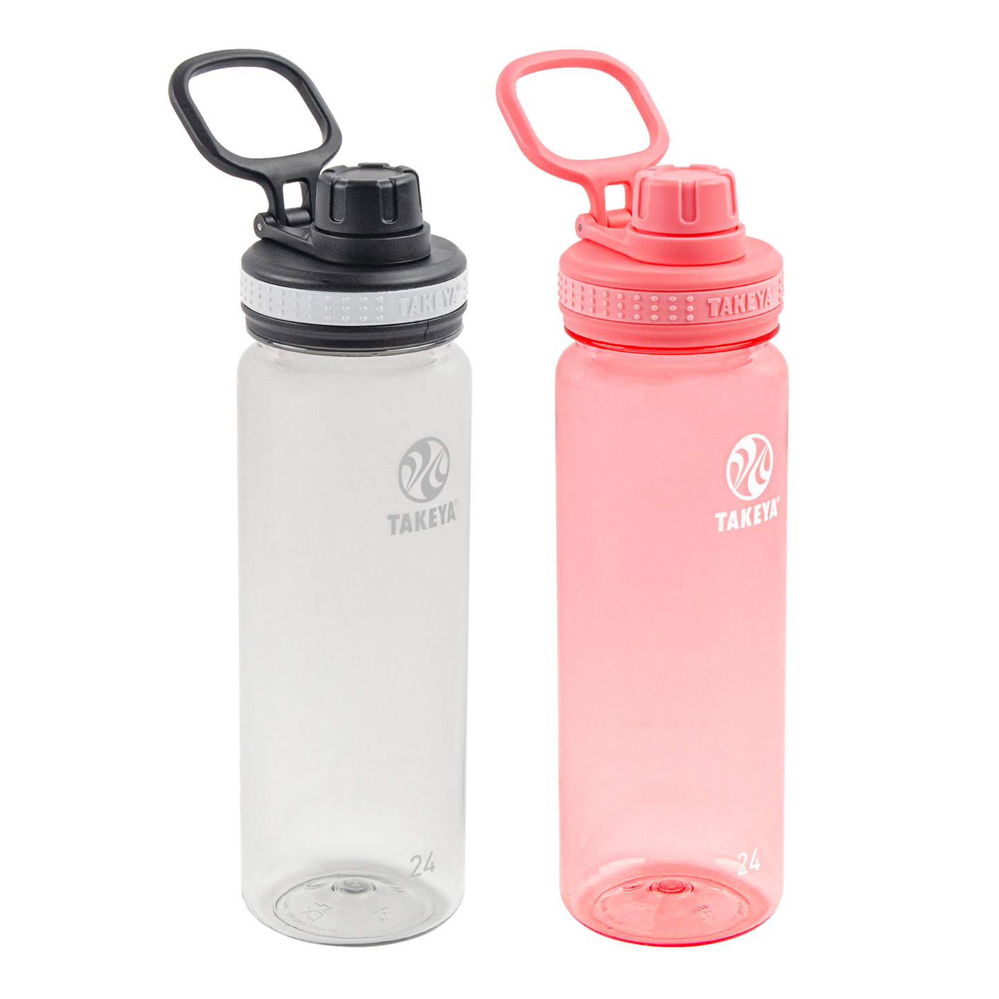 tritan-water-bottle-bundle-with-spout-lid-2-pack-e7 51689-Tritan-Spout-24-2pk-Clear-FlutterPink-angle_2e2a67e8-7240-4517-90e1-85605eacf4b2.png
