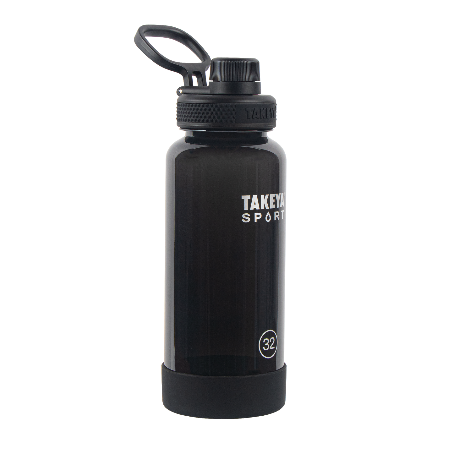 tritan-sport-water-bottle-with-spout-lid-m6 51829-TKS-Tritan-Spout-32-GrandSlamBlack-frontangle.png