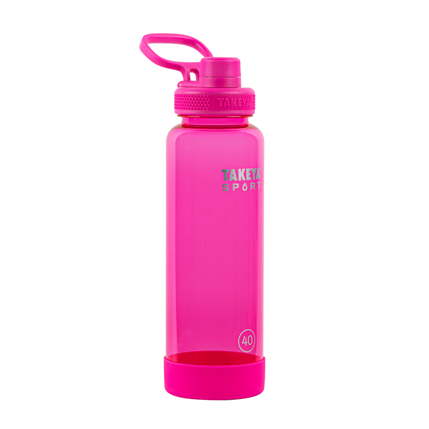 tritan-sport-water-bottle-with-spout-lid-m6 52030-TKS-Tritan-Spout-40-PinkSweep-frontangle.png