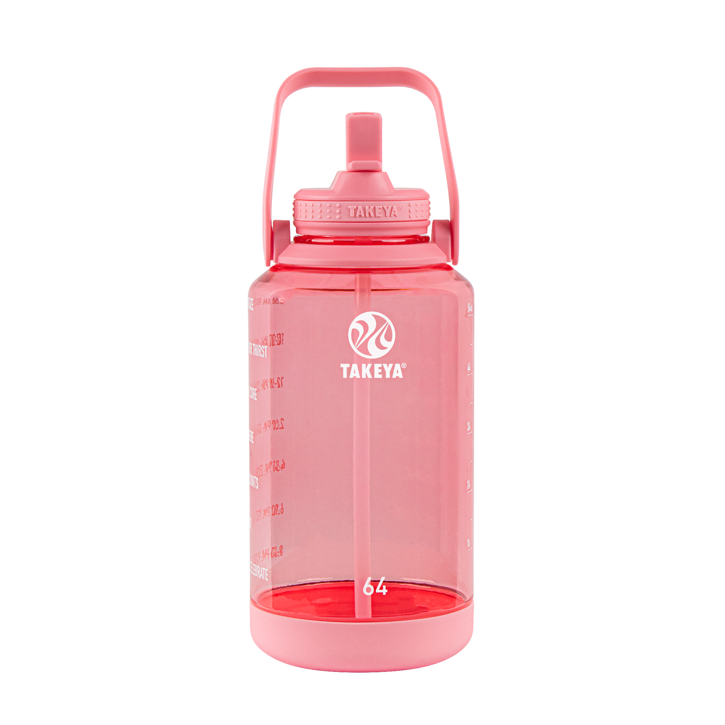 tritan-motivational-water-bottle-with-straw-lid-f5 54143-Tritan-Straw-Motivational-64-FlutterPink-front.png