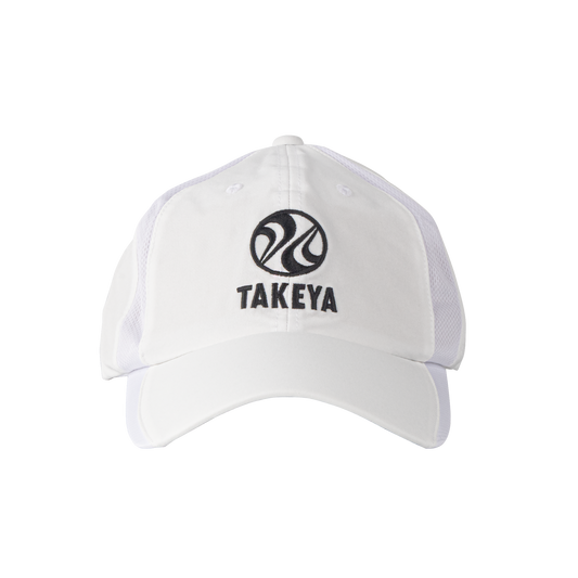 takeya-sport-vented-adjustable-hat-w2 97285-TK-PB-Hat-White-Front.png
